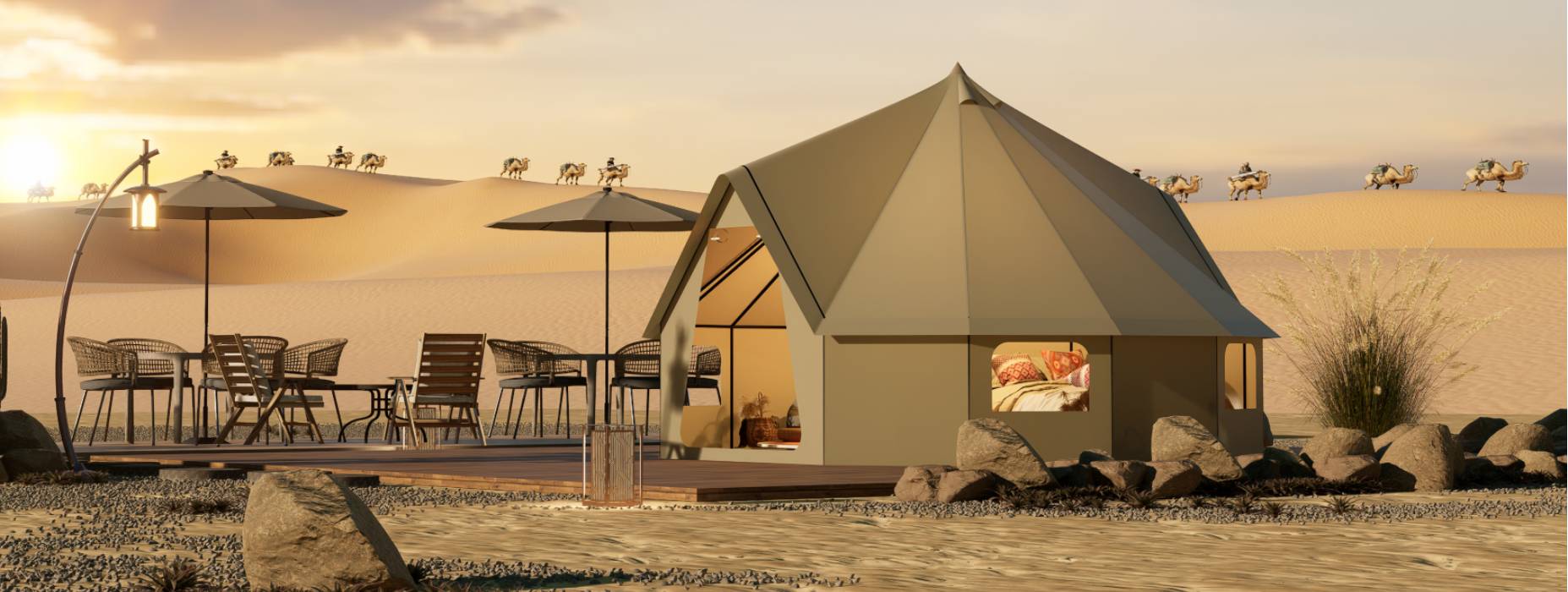 台山市露营酒店帐篷产品